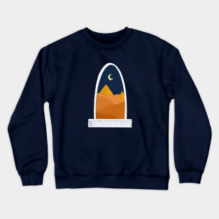 Desert window Crewneck Sweatshirt